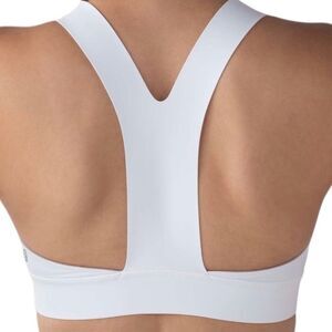 Lululemon Fast & Free Bra Nulux White Sports Bra Size 6